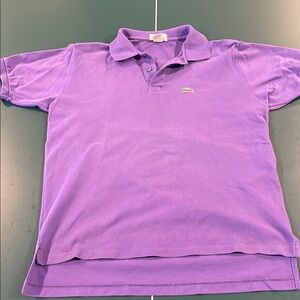 Lacoste Women’s Purple Polo Shirt Size M.
.